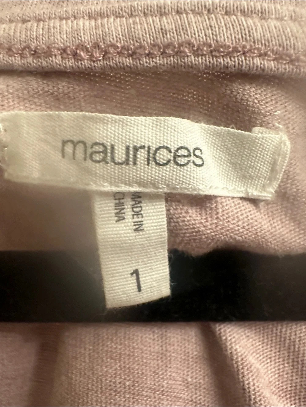 Maurices Mauve Pet Graphic Tee with Paw Print